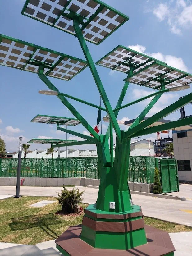 Sistema solar tipo árbol instalado por ABC Solar en México